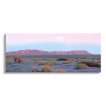 Desert Sun Arid Plateau Landscape Photograph Gallery Wrapped Canvas Print Wall Art