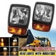 thumbnail image 3 of 24V Excavator JCB Front LED Headlights Turn Signal Lamp Indicator Work Light for Tractor Telehandle, 3 of 5