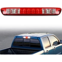 Nilight Third Brake Light Tail High Mount 3rd Stop Cargo Reverse LED Lights Red Lens Compatible with Chevy Colorado and GMC Canyon 2004 2005 2006 2007 2008 2009 2010 2011 2012 Pickup Truck