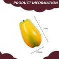 thumbnail image 2 of Simulación de espuma, modelo de frutas y verduras, simulación de adornos de accesorios de manzana y limón, 2 of 5