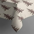 thumbnail image 3 of Brown Christmas Tree Pattern Rectangle Tablecloth 60"x84",Waterproof Polyester Rectangle Table Cloth, Wipeable Spillproof Polyester Tablecloth for Dining, Camping, Indoor and Outdoor, 3 of 5