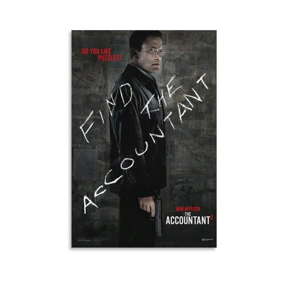 The Accountant 2 Poster Canvas Wall Art Movie Poster Room Decor P-5