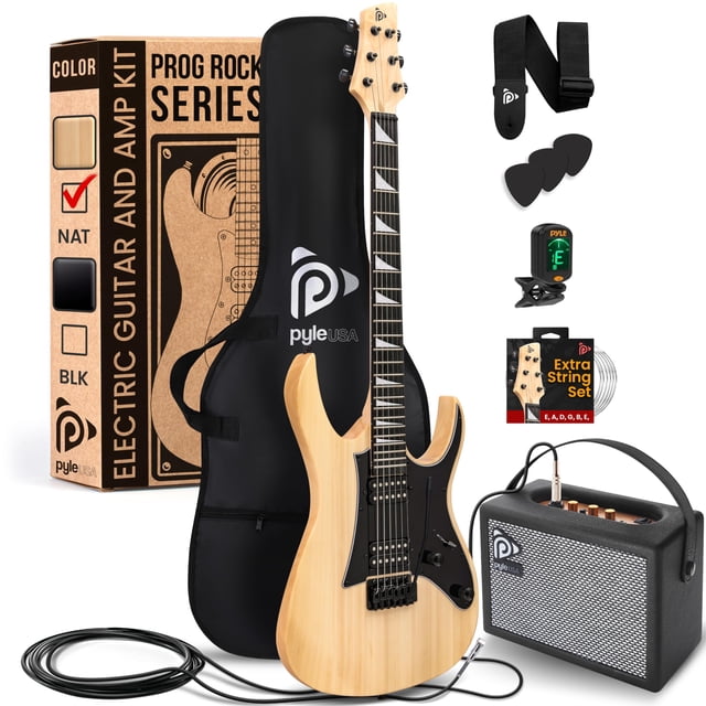 Guitarra eléctrica Pyle Prog Rock EG Series 39" con kit de amplificador