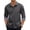 Grey, variant on COOFANDY Men's Casual Dress Shirt Button Down Shirts Regular fit Denim Work Classic Western Snap