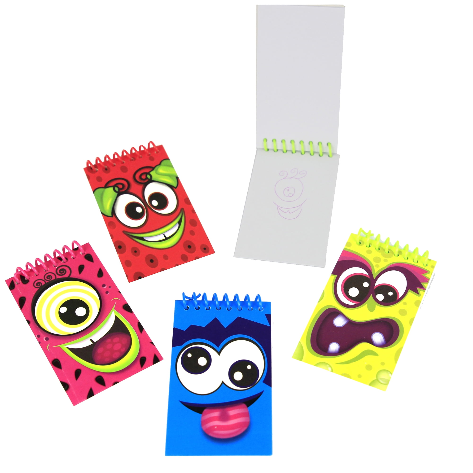 Scentos Scented Multicolor Notebook Party Favors, 8 Pack