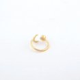 thumbnail image 3 of Zeva jewels Labradorite Gemstone Gold-plated Half Moon Shape Ring For Birthday Gift, 3 of 3
