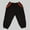 Black, variant on Spazoro Toddler Girls Boys Sweatpants, Long Sleeve Elastic Waist Baggy Solid Casual Jogger for Sports Pink Size 2 T