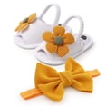 thumbnail image 3 of Zapato De Bebé Antideslizante Transpirable Para Mujer + Diadema Para Recién Nacido/Niña 0-18 Meses, 3 of 4