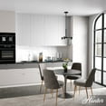 thumbnail image 3 of Hunter - Lochemeade 3-light Noble Bronze, Medium Size Chandelier, Dimmable, Modern Style, Candle Shaped, for Bedrooms, Dining, Living Rooms - 19721, 3 of 8