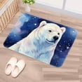 thumbnail image 5 of Polar Bear Indoor Area Rug Carpet Mat - Polyester Non-Slip Machine Washable, 5 of 6