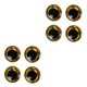 thumbnail image 1 of Soidarity 100 Uds 4mm/6mm 3D ojos de señuelo de pesca DIY hacer atar moscas señuelos cebos simulación Artificial ojos de pez Type4 NO4 Soidarity CBP082468, 1 of 5