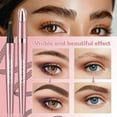 thumbnail image 3 of HHBEAUTY Eyebrow Pen - Liquid Eye Brow Microblading Pencil With Micro 4 Point Lift & Brow Pen Snatch, Long-Lasting Waterproof for Natural Eyebrow Hair Eye Makeup (Black), 3 of 9