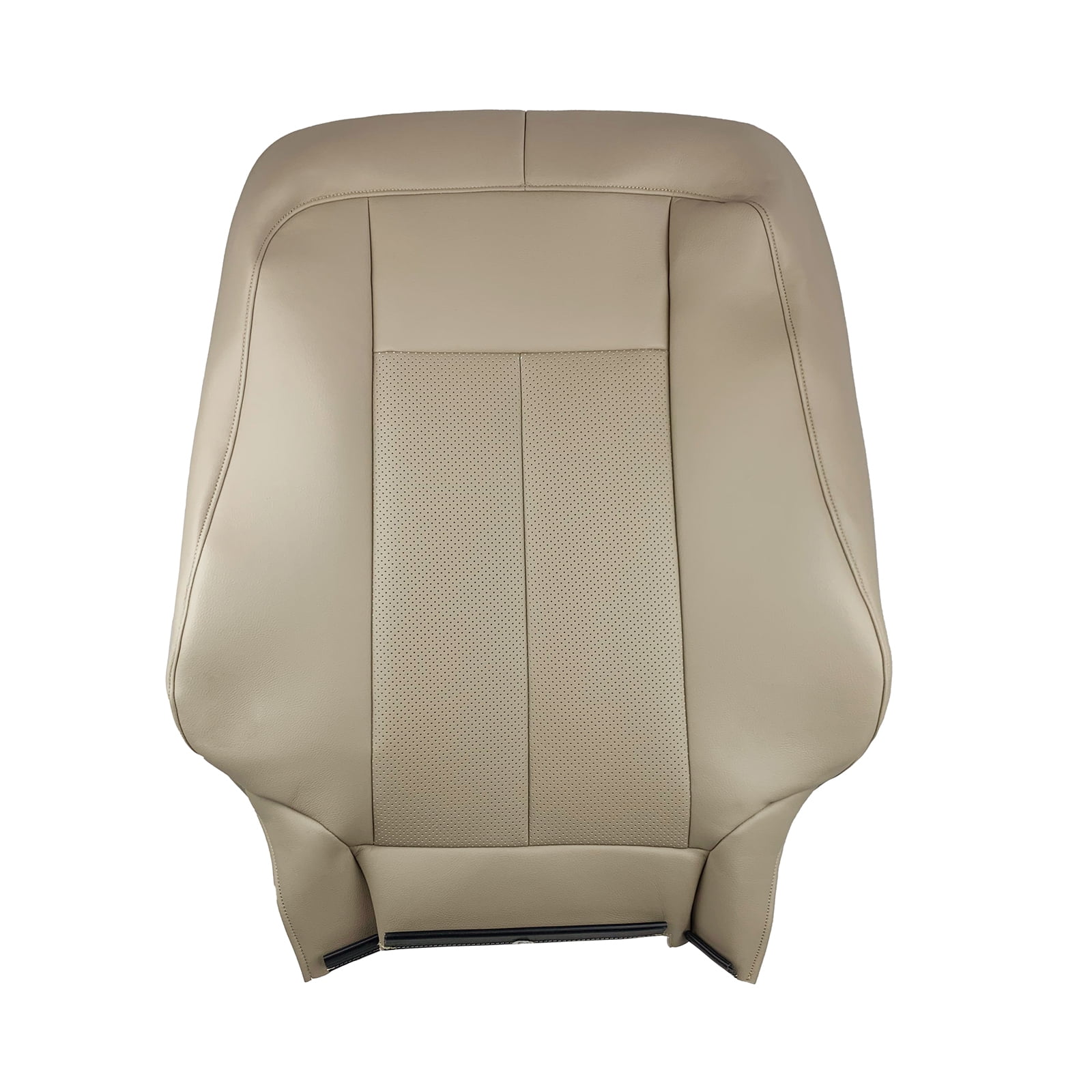For 2007-2014 Ford Expedition Driver Passenger Perforated Leather Seat Cover Tan