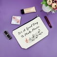 thumbnail image 7 of Music Teacher Gift Teacher Appreciation Makeup Bag Gifts for Women Thank You Gift for Music Lover Musician Music Student Graduation Gift Teacher Cosmetic Bag Gift Retirement Gift for Sister Teacher, 7 of 7