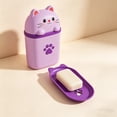 thumbnail image 5 of Cute Travel Soap Case,Portable Leakproof Soap Container Box Dish with Lid,Travel Soap Box With Draining And Storing Soap,Soap Holder with Covers for Bathroom Gym Traveling Camping Outdoor, 5 of 6