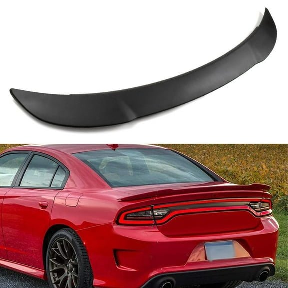 SCITOO ABS Black Rear Trunk Spoiler Wing Exterior Accessories Styling Kits Replacement for Dodge Charger Sedan 2011-2020