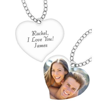 Personalized Heart Photo Pendant (Best Cyber Monday Deals 2019 Jewelry)