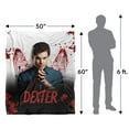 thumbnail image 5 of Dexter Blood Never Lies Officially Licensed Silky Touch Super Soft Throw Blanket 50' x 60', 5 of 6