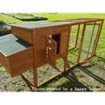 Chicken Coop Large 95" Deluxe Solid wood Hen Chicken Cage House Coop Huge with Run nesting box