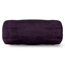 Majestic Home Goods Bolster Pillow Villa Aubergine