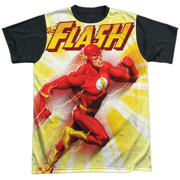 JLA Motion Blur Unisex Adult Halloween Costume Sublimated T Shirt