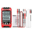 thumbnail image 1 of Compact High-Precision Digital Multimeter with LCD Backlight, Auto Shut-off, and Flashlight Functionality - Measures Voltage, Resistance, Frequency, Temperature, and TRUE RMS - Ideal for Electricians, 1 of 6