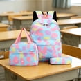 thumbnail image 2 of UJNDER Lightweight Gradient 3-Piece Backpack for Elementary and Middle Pretty Daypack with Stylish Design Middle School Backpacks for Girls,07_Sky Blue,Mid, 2 of 3