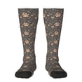 thumbnail image 1 of Fotbe Animal Paw Calcetas Divertidas Estampadas para Hombre y Mujer, Calcetas de Algodón hasta la Rodilla para Caminar, Correr, Enfermería y Embarazo, 1 of 6