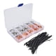 thumbnail image 1 of Terminal no aislado tipo Tubo 970 piezas/juego kit de casquillos para cables con conector de crimpado de latón no estañado Bling Bling, 1 of 12