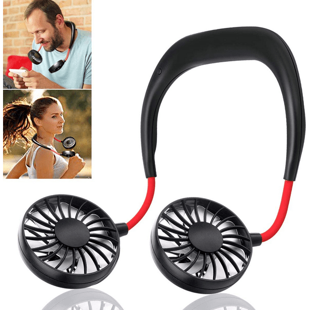 Portable Handsfree Neck Fan with 3 Speed Control and 360 Degree