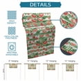 thumbnail image 6 of Watermelon Table Runner 70 Inches, Watercolor Fruits Green Palm Leaves Striped Bed Runner Dresser Scarves Tabletop for Indoor Outdoor Parties/Ceremony/Banquet, 13" x 70", 6 of 9