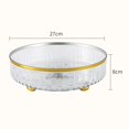 thumbnail image 5 of Spice Rack Vanity Tray Decorative Light Luxury for Dressers Kitchen Cupboard White, 5 of 8