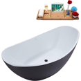 thumbnail image 4 of 75'' Streamline N953BL Freestanding Tub and Tray With Internal Drain, 4 of 10