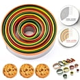 thumbnail image 4 of Pastry and Molds Baking Equipment Biscuit Mould Dessert Rings Cookie Cutters Round Stainless Steel, 4 of 6