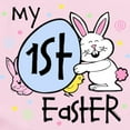 thumbnail image 2 of CafePress - Bunny Chickie 1St Easter Infant Bodysuit - Baby Light Bodysuit, Size Newborn - 24 Months, 2 of 4