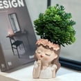 thumbnail image 3 of Lindas macetas con orificio de drenaje, macetas de jardín de hadas, Idea de regalo para amantes de las plantas, maceta decorativa para plantas de interior, 3 of 5