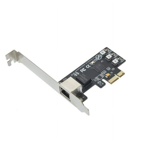 2.5 in. Gigabit Ethernet PCI-e x1 Network Card, Black