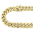 thumbnail image 2 of Mens 10K Yellow Gold 3D Hollow Miami Cuban Link Chain 15mm Box Clasp 24 Inch, 2 of 5