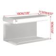 thumbnail image 2 of Suncoda Brach Brach, Toilet Tissue Box Storage Rack Wall Mounted Toilet Paper Drawer Bathroom Non Perforated Toilet Paper Rack Household Paper Roll Rack, 2 of 3