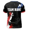 thumbnail image 3 of Custom Name Billiard with 8 Ball America Texas Flag Men's T-Shirt S-5XL, 3 of 4