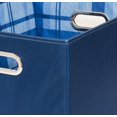 Honey Can Do Medium Storage Bins with Handles, Blue (Pack of 2