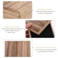 thumbnail image 4 of WEUVEB 1Pcs Wood Jewelry Case Ivory Simple Design Storage for Women, 4 of 5