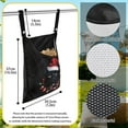 thumbnail image 6 of SEANATIVE Christmas Black Cat Clothespin Storage Bags Soft Laundry Clothespin Bag Home Decor Clothespin Bag with Large Opening Hanging Storage Organizer for Outdoor, 6 of 7