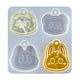 thumbnail image 4 of de resina de silicona de 4 formas, de joyería colgante con orificio para colgar para manualidades DIY, 4 of 9
