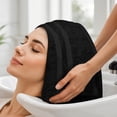 thumbnail image 6 of RIVERSIDE 24 Pack Salon Towel 16x26 Ultra Soft Absorbent Cotton Hand Towels for Salon and Spa - Black, 6 of 7