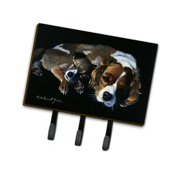 Cozy Pals with Cavalier Spaniel Leash or Key Holder