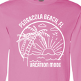 thumbnail image 4 of Inktastic Summer Vacation Mode Pensacola Beach Florida Long Sleeve T-Shirt, 4 of 5