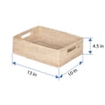thumbnail image 5 of Kouboo Loma Rattan Shelf & Organizing Basket, Handwoven-Inspired Storage Color Latte, 5 of 5