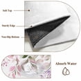 thumbnail image 6 of 2x3 Ft Entryway Area Rug, Pink Green Eucalyptus Kitchen Rug Runner Washable Floor Mat, Spring Leaves Watercolor Fruit Non Slip Indoor Door Mat Throw Carpet for Bathroom Living Room Bedroom, 6 of 8