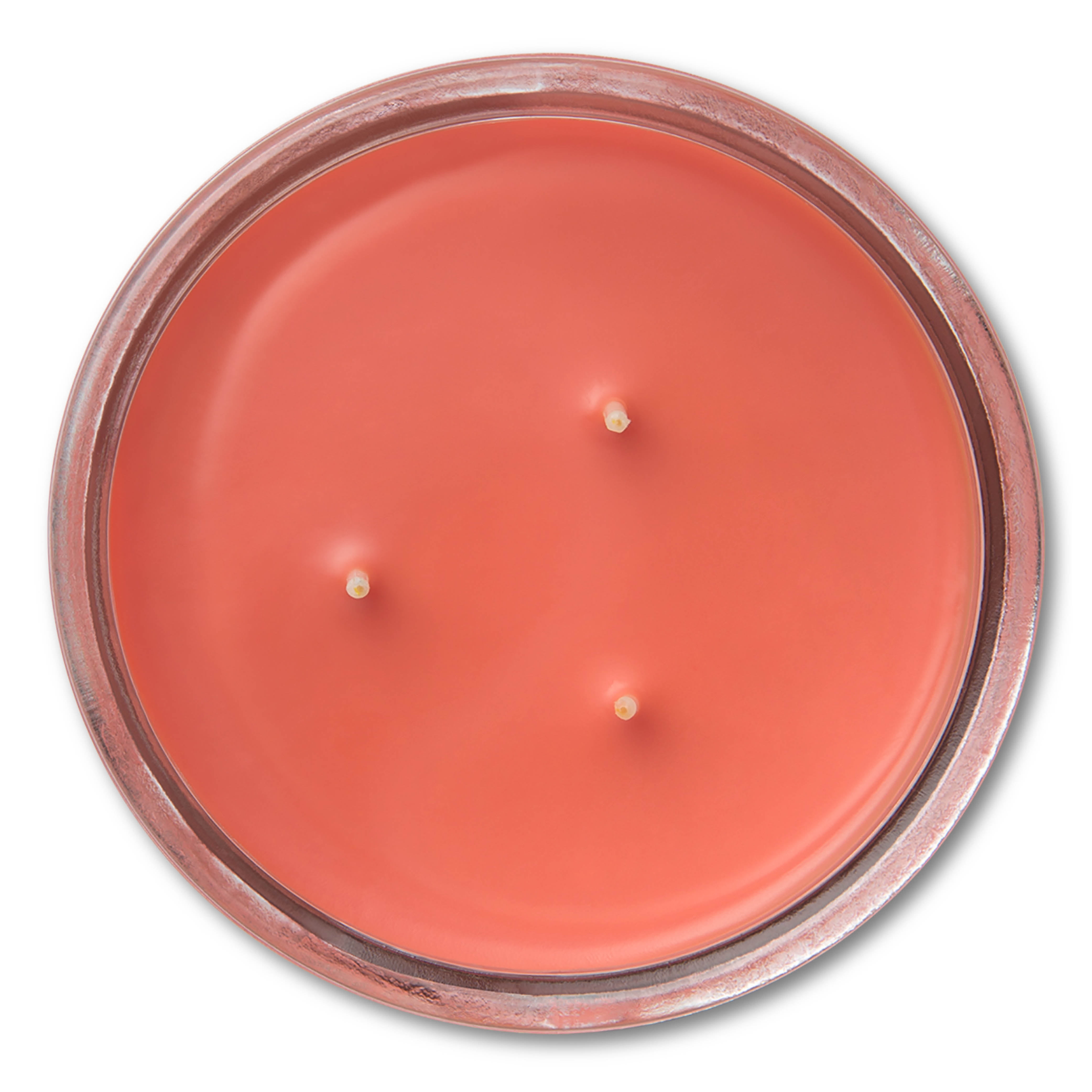 Mainstays 3-Wick Scented Glass Jar Candle, Cranberry Mandarin, 11.5oz.